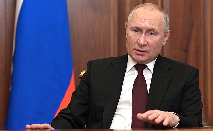 Russian President Putin Asserts Kiev Talks Are Unfeasible Amid Escalating Tensions