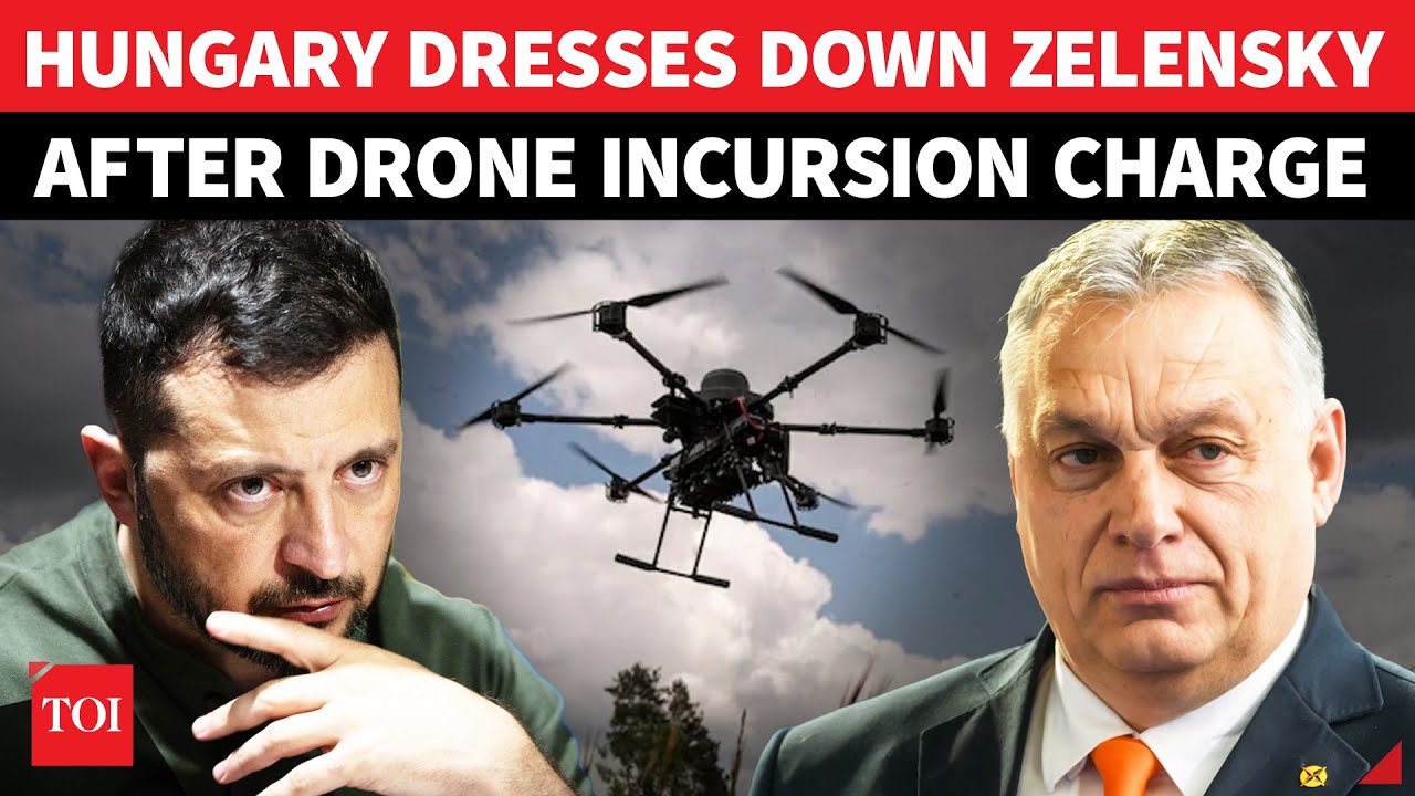 Zelenskiy Condemns Hungary Over Alleged Drone Incursions, Escalating Tensions