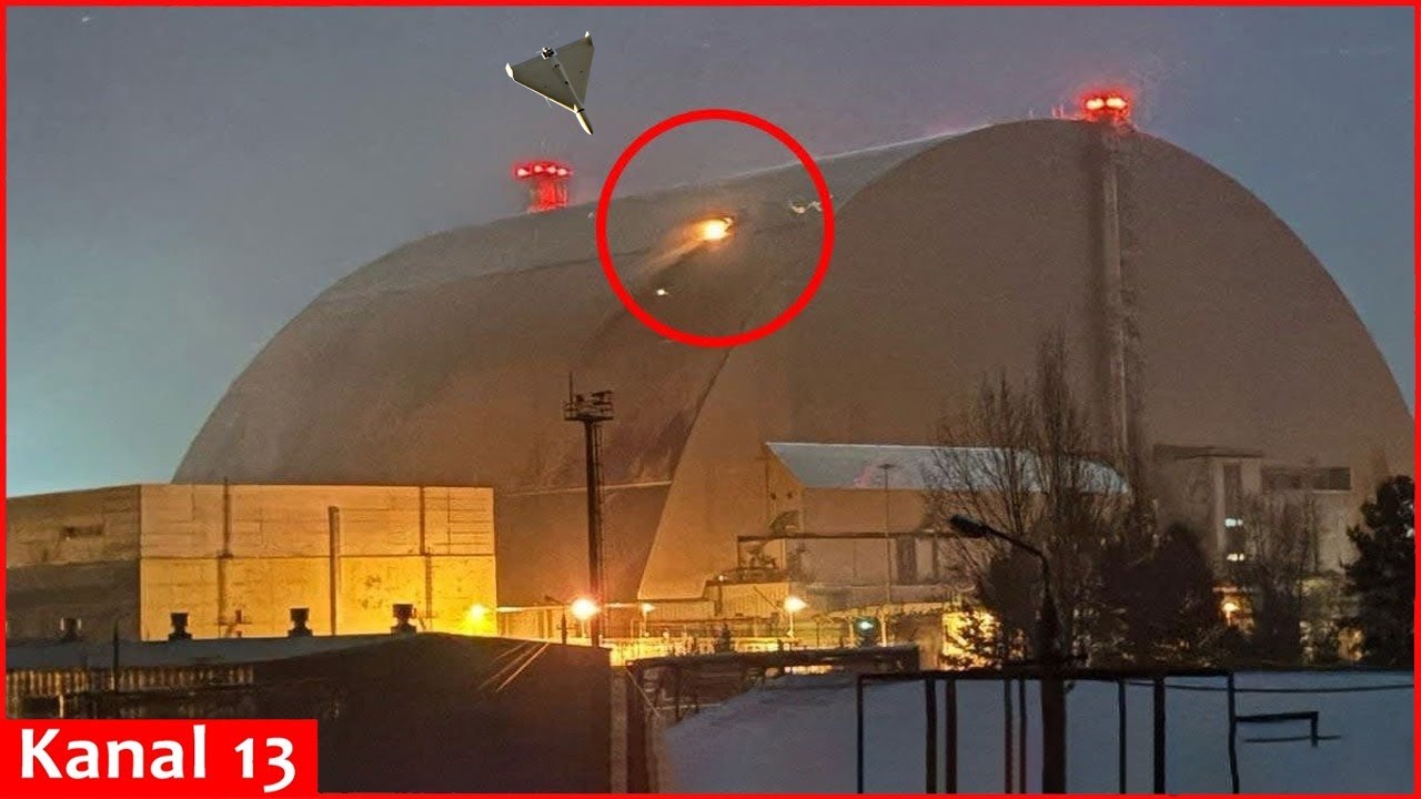 Chernobyl Reactor Shelter Critically Damaged After Drone Strike