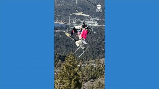 California Skier Left Dangling After Sister’s Prank at Mountain Resort