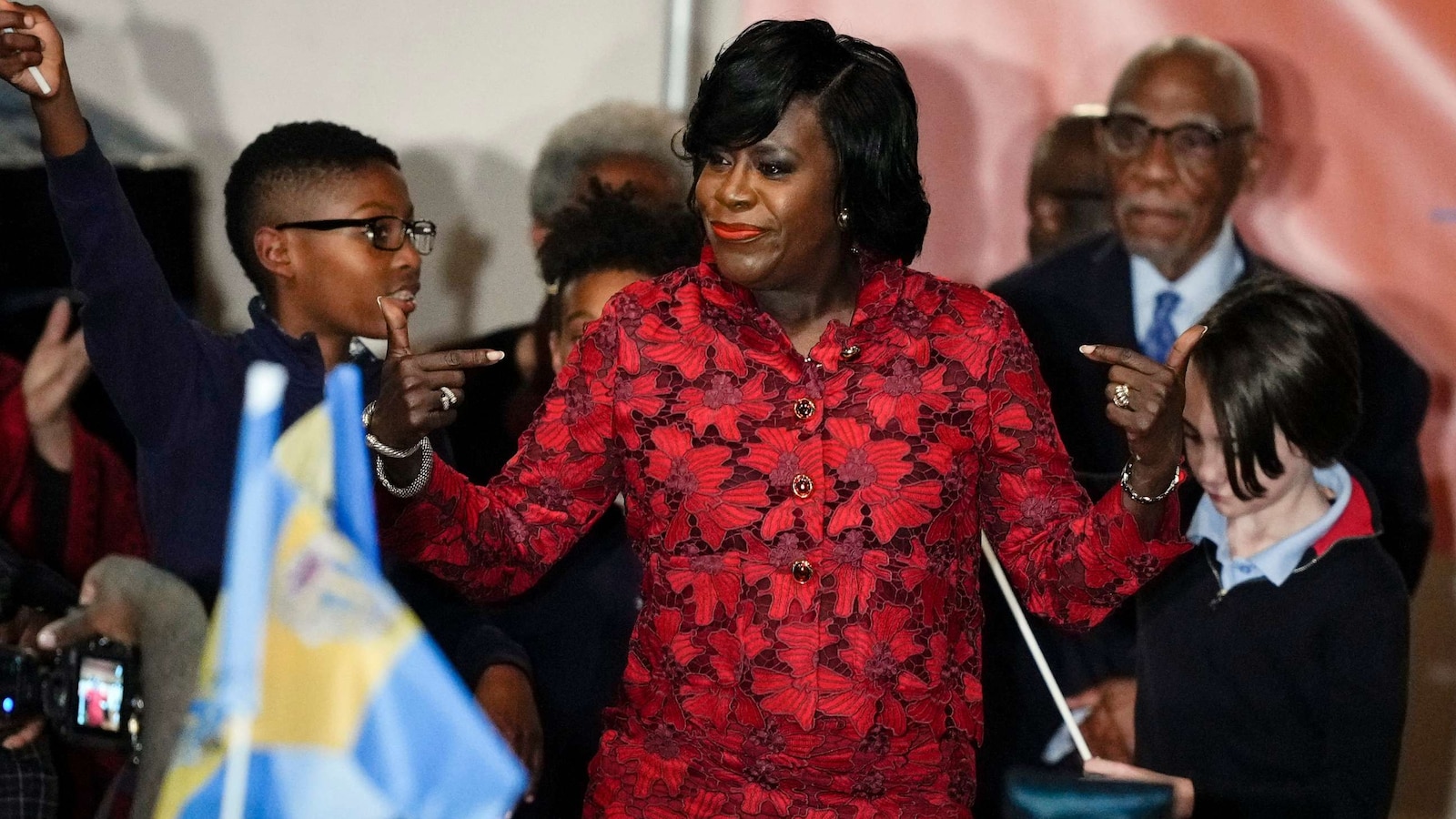 Philadelphia’s First Woman Mayor Makes History with Floral Attire